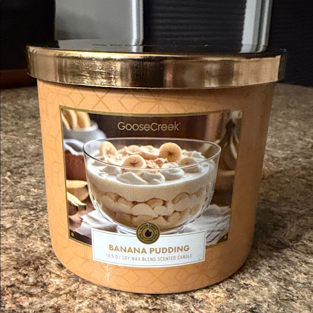 Goose Creek Banana Pudding Scented Candle - Cream